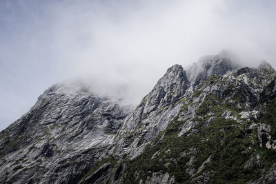 Scenic view of mountain against sky