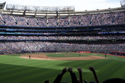 People on field