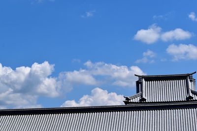 Low angle view of building against sky