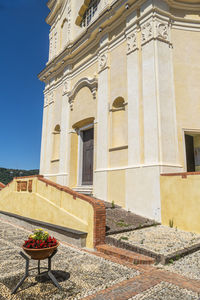 Low angle view of building against sky