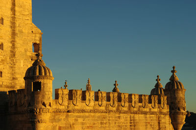 Historic building against clear sky