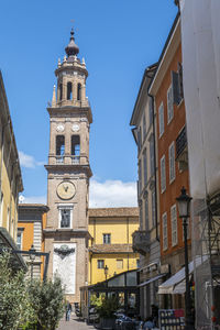 Beautiful bell tower in parma