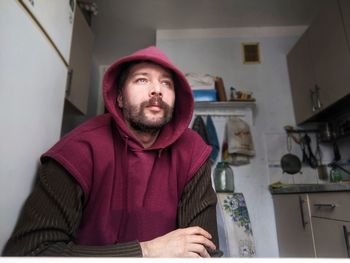 Portrait of a man with a beard