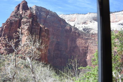 View of mountain range