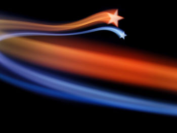 Close-up of fire against black background