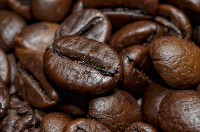 Full frame shot of coffee beans