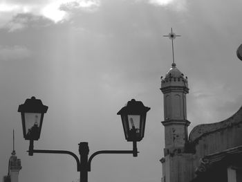 Low angle view of building against sky