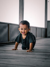 Portrait of smiling boy