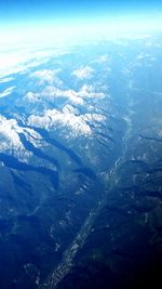 Aerial view of landscape