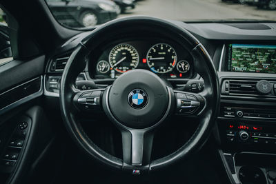 Close-up of vintage car