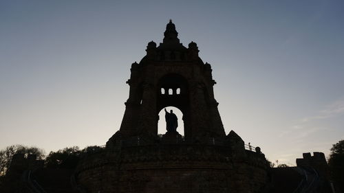 Low angle view of historical building against sky