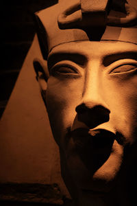 Close-up of human skeleton