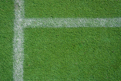 Full frame shot of soccer field