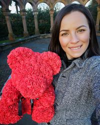 Portrait of a smiling young woman