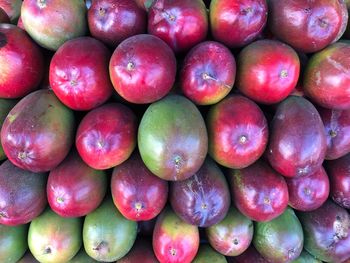 Full frame shot of strawberries