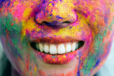 Close-up portrait of a teenage boy