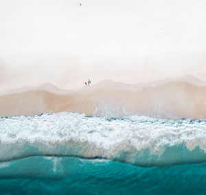 Aerial view of beach