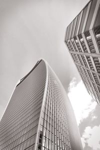 Low angle view of modern building