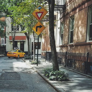 View of city street