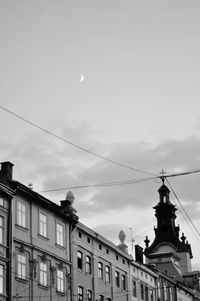 Low angle view of buildings against sky