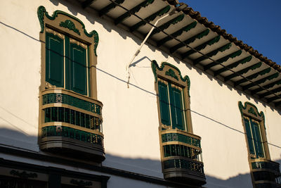 Low angle view of building against sky