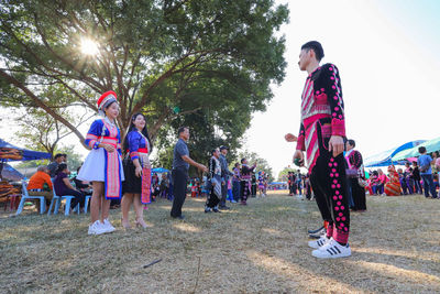 Group of people in traditional clothing