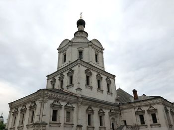 Low angle view of historic building against sky