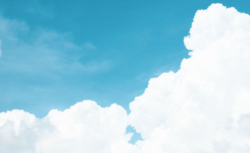 Low angle view of clouds in sky