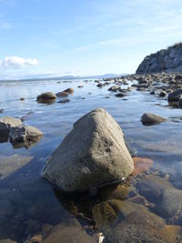 Rocks on beach