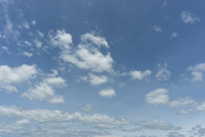 Low angle view of clouds in sky