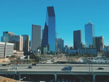 Modern buildings in city