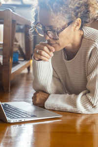 Young woman using mobile phone