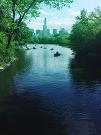 River with buildings in background