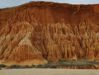 Rock formations in a desert