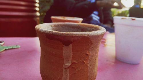 Close-up of drink on table