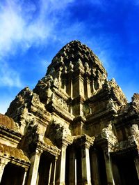 Low angle view of a temple