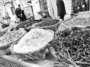 Full frame shot of market stall