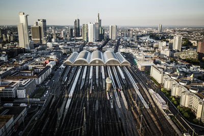 Aerial view of city