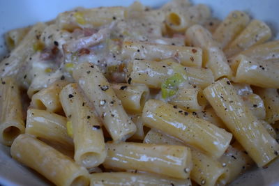 Close-up of pasta in plate