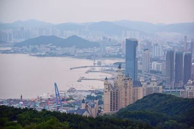 View of cityscape with waterfront