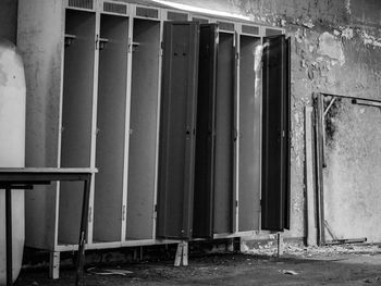 Exterior of abandoned building