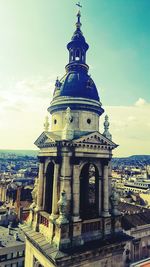 View of church against cloudy sky