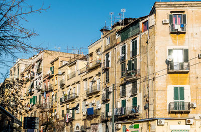 Apartment buildings against sky