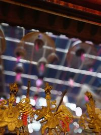 Close up of padlocks