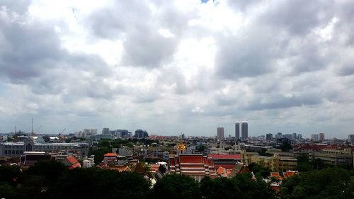 Cityscape against sky