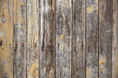 Full frame shot of wooden wall