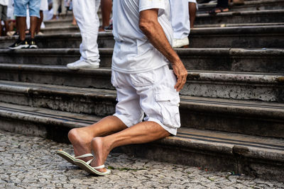 Catholics are seen attending the open-air mass on the last friday of 2024. 