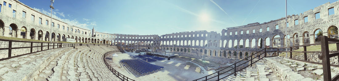 Amphitheater of pula, beautiful historic place, well known for musical events 