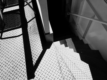 Staircase in sunlight