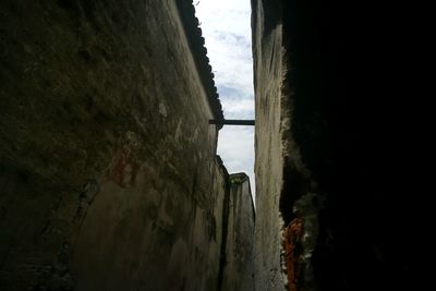 Low angle view of buildings against sky